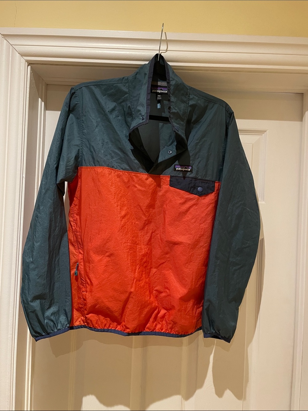 Patagonia Two-Tone Pullover Windbreaker Gorpcore Althleisure Transitional XXS